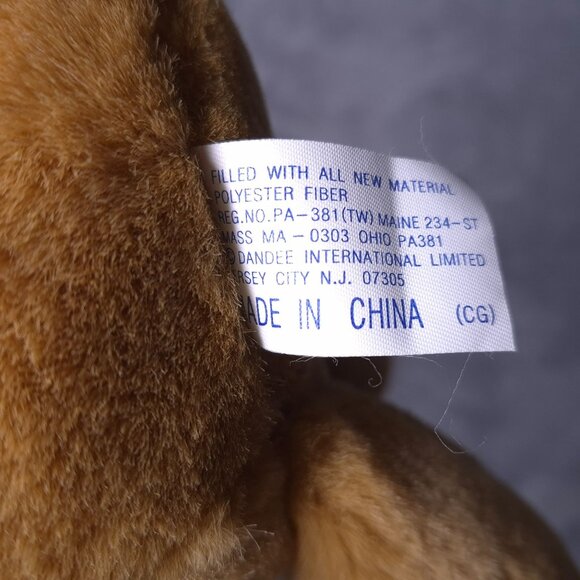 Vintage Dan Dee Tickle Wiggle Christmas Smiley Grandma Got Ranover Plush - Picture 7 of 7